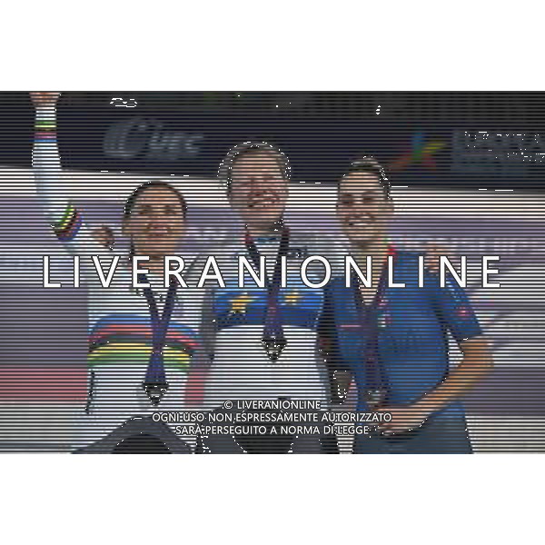 13-08-2022 European Championships Elite Women Track; Giornata 03; 2022, Germany; 2022, Italia; Kroger, Mieke; Brennauer, Lisa; Guazzini, Vittoria; Munich - Messe; ©SIROTTI/AGENZIA ALDO LIVERANI SAS   