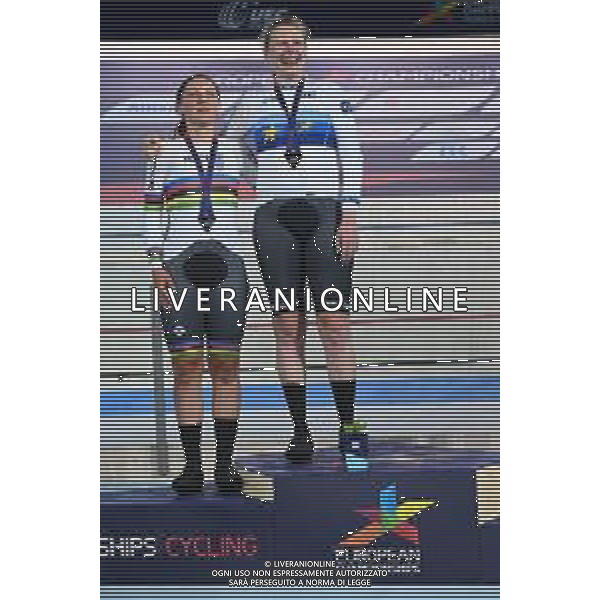 13-08-2022 European Championships Elite Women Track; Giornata 03; 2022, Germany; Kroger, Mieke; Brennauer, Lisa; Munich - Messe; ©SIROTTI/AGENZIA ALDO LIVERANI SAS   