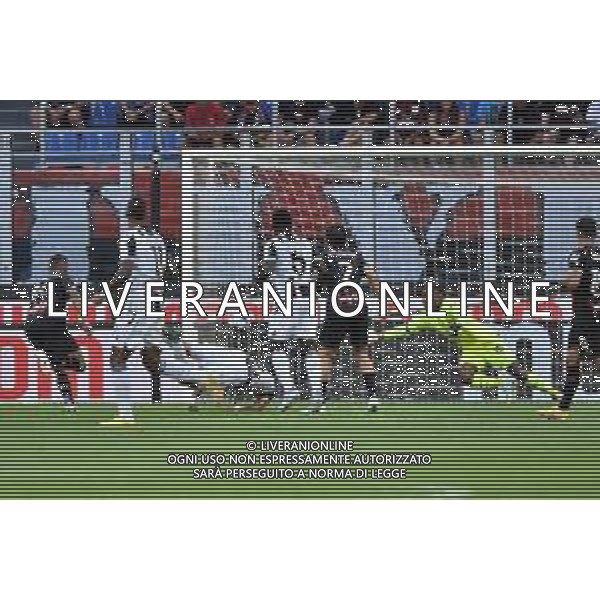 Adam Masina (Udinese) segna il gol del 2 a 2 Milan vs Udinese Milano 13-08-2022 Stadio Giuseppe Meazza - San Siro Campionato Serie A TIM - 1a giornata foto Roberto Garavaglia/ag. Aldo Liverani sas/AGENZIA ALDO LIVERANI SAS   