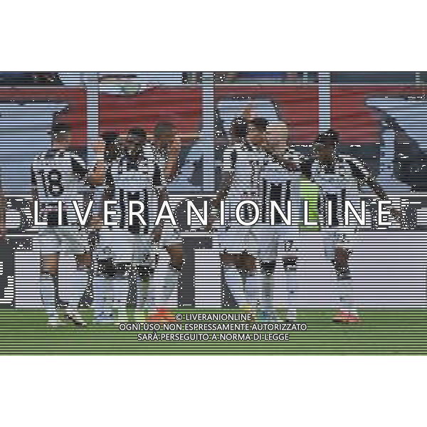 esultanza Udinese dopo il gol del 2 a 2 Adam Masina Milan vs Udinese Milano 13-08-2022 Stadio Giuseppe Meazza - San Siro Campionato Serie A TIM - 1a giornata foto Roberto Garavaglia/ag. Aldo Liverani sas/AGENZIA ALDO LIVERANI SAS   