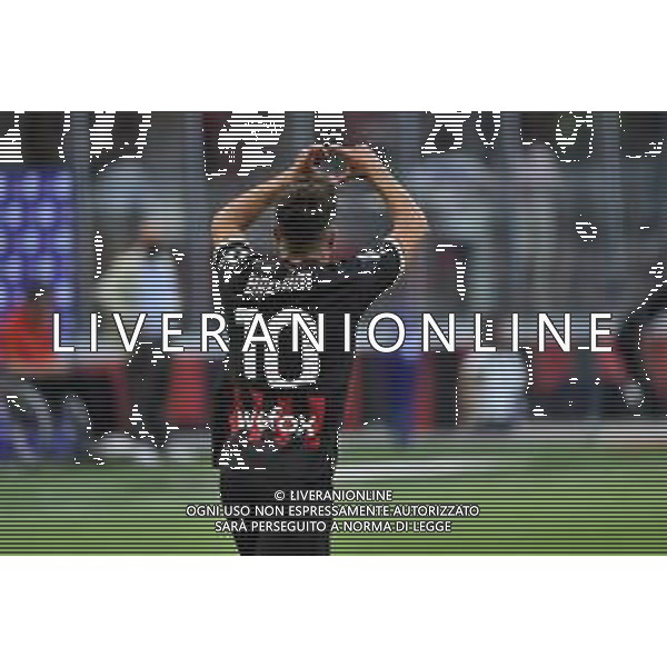 Brahim Diaz (Milan) esulta dopo il gol del 3 a 2 Milan vs Udinese Milano 13-08-2022 Stadio Giuseppe Meazza - San Siro Campionato Serie A TIM - 1a giornata foto Roberto Garavaglia/ag. Aldo Liverani sas/AGENZIA ALDO LIVERANI SAS   