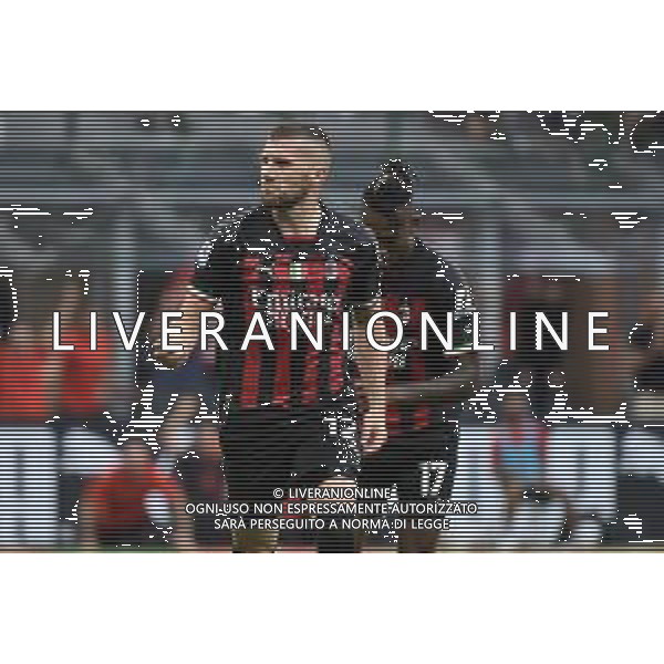 Ante Rebic (Milan) esulta dopo il gol del 4 a 2 Milan vs Udinese Milano 13-08-2022 Stadio Giuseppe Meazza - San Siro Campionato Serie A TIM - 1a giornata foto Roberto Garavaglia/ag. Aldo Liverani sas/AGENZIA ALDO LIVERANI SAS   