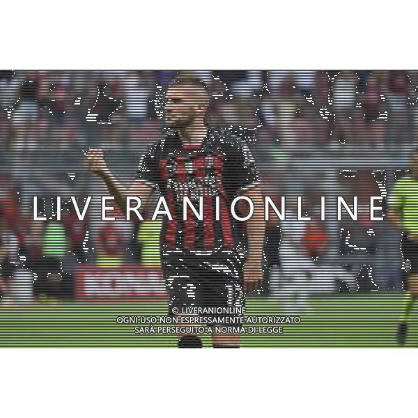 Ante Rebic (Milan) esulta dopo il gol del 4 a 2 Milan vs Udinese Milano 13-08-2022 Stadio Giuseppe Meazza - San Siro Campionato Serie A TIM - 1a giornata foto Roberto Garavaglia/ag. Aldo Liverani sas/AGENZIA ALDO LIVERANI SAS   