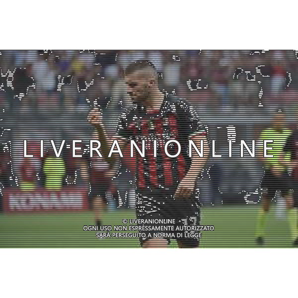 Ante Rebic (Milan) esulta dopo il gol del 4 a 2 Milan vs Udinese Milano 13-08-2022 Stadio Giuseppe Meazza - San Siro Campionato Serie A TIM - 1a giornata foto Roberto Garavaglia/ag. Aldo Liverani sas/AGENZIA ALDO LIVERANI SAS   