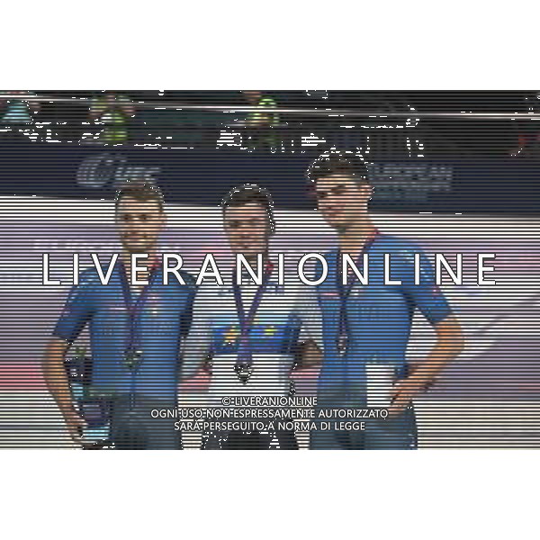 13-08-2022 European Championships Elite Track; Giornata 03; 2022, Germany; 2022, Italia; Heinrich, Nicolas; Plebani, Davide; Moro, Manlio; Munich - Messe; FOTO STEFANO SIROTTI-AG ALDO LIVERANI SAS