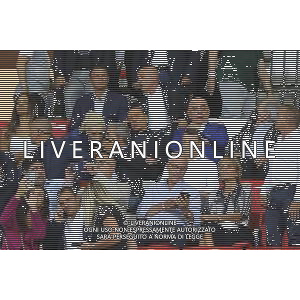 Monza-Torino Campionato di Calcio serie A TIM 2022/2023 1a giornata Monza, 13 Agosto 2022 Nella foto: Silvio Berlusconi con Marta Fascina e Adriano Galliani in tribuna a Monza Ph. Soli - Ag. Aldo Liverani/AGENZIA ALDO LIVERANI SAS   