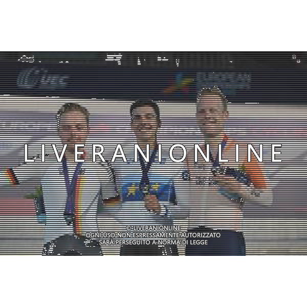 13-08-2022 European Championships Elite Track; Giornata 03; 2022, Portogallo; 2022, Germany; 2022, Olanda; Leitao, Iuri; Malcharek, Moritz; Eefting, Roy; Munich - Messe; ©SIROTTI/AGENZIA ALDO LIVERANI SAS   