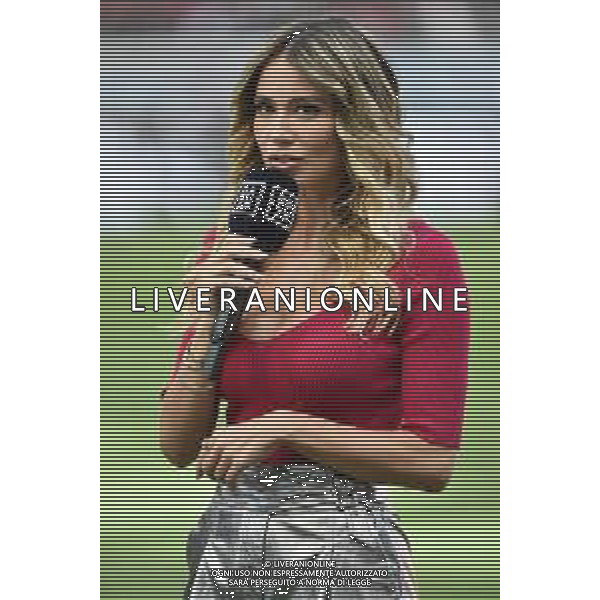 Diletta Leotta giornalista di DAZN Milan vs Udinese Milano 13-08-2022 Stadio Giuseppe Meazza - San Siro Campionato Serie A TIM - 1a giornata foto Roberto Garavaglia/ag. Aldo Liverani sas