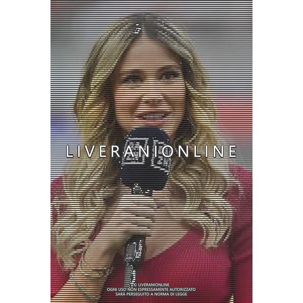 Diletta Leotta giornalista di DAZN Milan vs Udinese Milano 13-08-2022 Stadio Giuseppe Meazza - San Siro Campionato Serie A TIM - 1a giornata foto Roberto Garavaglia/ag. Aldo Liverani sas