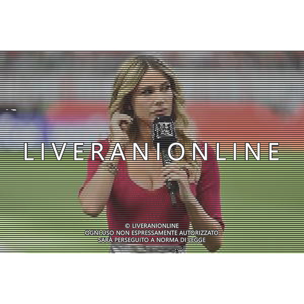 Diletta Leotta giornalista di DAZN Milan vs Udinese Milano 13-08-2022 Stadio Giuseppe Meazza - San Siro Campionato Serie A TIM - 1a giornata foto Roberto Garavaglia/ag. Aldo Liverani sas