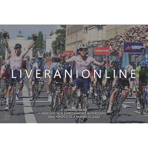 14-08-2022 European Championships Elite; 2022, Quick Step - Alpha Vinyl; 2022, Groupama - Fdj; 2022, Alpecin - Fenix; 2022, Bora - Hansgrohe; Jakobsen, Fabio; Demare, Arnaud; Merlier, Tim; Van Poppel, Danny; Munich; ©SIROTTI/AGENZIA ALDO LIVERANI SAS   