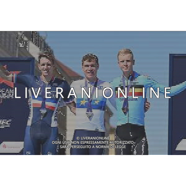 14-08-2022 European Championships Elite; 2022, Quick Step - Alpha Vinyl; 2022, Groupama - Fdj; 2022, Alpecin - Fenix; Jakobsen, Fabio; Demare, Arnaud; Merlier, Tim; Munich; ©SIROTTI/AGENZIA ALDO LIVERANI SAS   