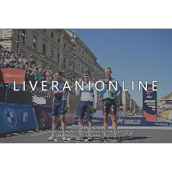 14-08-2022 European Championships Elite; 2022, Quick Step - Alpha Vinyl; 2022, Groupama - Fdj; 2022, Alpecin - Fenix; Jakobsen, Fabio; Demare, Arnaud; Merlier, Tim; Munich; ©SIROTTI/AGENZIA ALDO LIVERANI SAS   