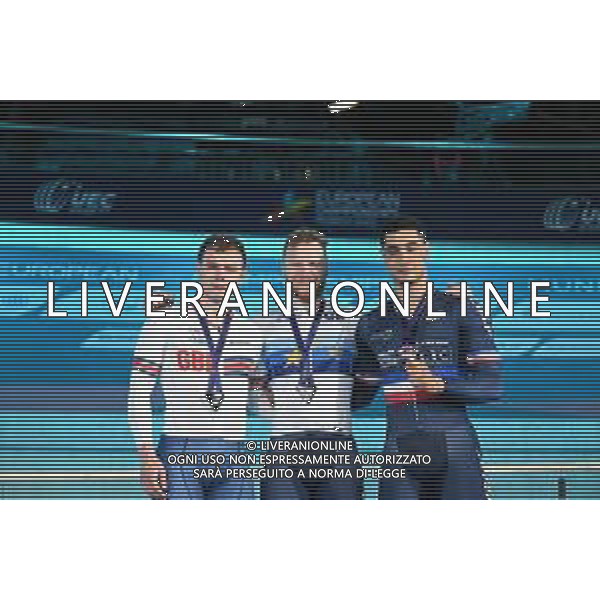 14-08-2022 European Championships Elite Track; Giornata 04; 2022, France; 2022, Great Britain; Vigier, Sebastien; Carlin, Jack; Helal, Rayan; Munich - Messe; FOTO STEFANO SIROTTI-AG ALDO LIVERANI SAS