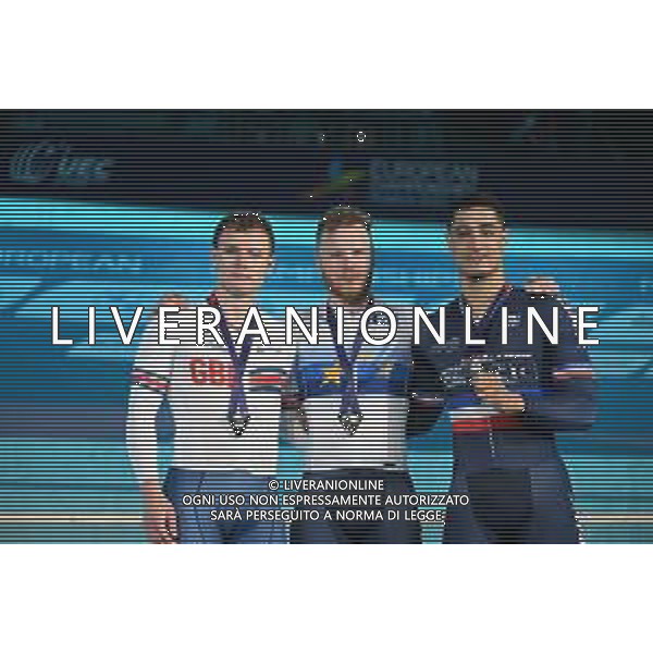 14-08-2022 European Championships Elite Track; Giornata 04; 2022, France; 2022, Great Britain; Vigier, Sebastien; Carlin, Jack; Helal, Rayan; Munich - Messe; FOTO STEFANO SIROTTI-AG ALDO LIVERANI SAS