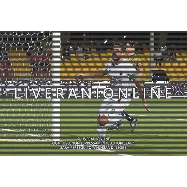 Benevento , ITALY - August 14 : Joaquin Larrivey gol during the Italian Serie B Championship 2022-2023 between Benevento and Cosenza on August 14, 2022 in Stadio Oreste Vigorito in Benevento , Italy. ©Andrea Rosito/AGENZIA ALDO LIVERANI SAS