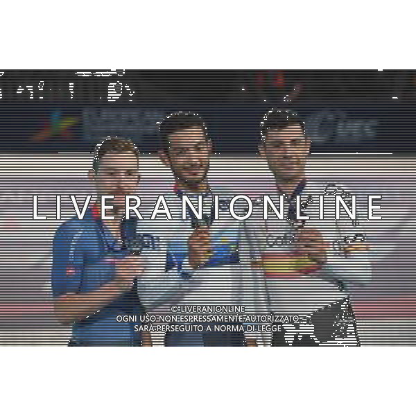 15-08-2022 European Championships Elite Track; Giornata 05; 2022, France; 2022, Cofidis; 2022, Spain; Grondin, Donavan; Consonni, Simone; Mora Vedri, Sebastian; Munich - Messe; ©SIROTTI/AGENZIA ALDO LIVERANI SAS
