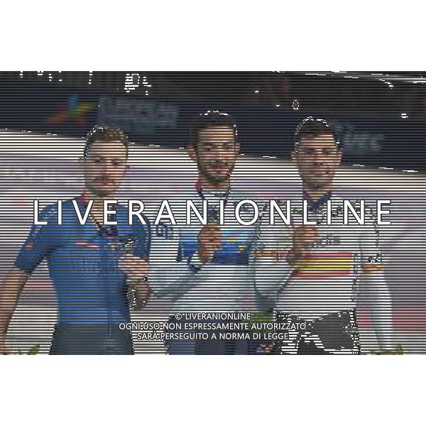 15-08-2022 European Championships Elite Track; Giornata 05; 2022, France; 2022, Cofidis; 2022, Spain; Grondin, Donavan; Consonni, Simone; Mora Vedri, Sebastian; Munich - Messe; ©SIROTTI/AGENZIA ALDO LIVERANI SAS