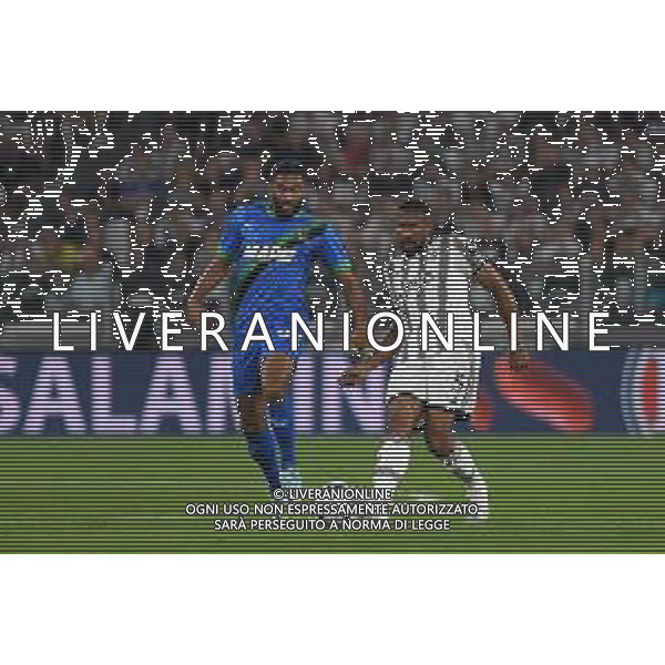 Torino 15.08.2022 Allianz Stadium ©Manuela Viganti/Agenzia Aldo Liverani Juventus vs Sassuolo Campionato Calcio Serie A TIM 2022/2023 1a giornata Nella foto: gleison bremer e gregoire defrel ©Viganti/AGENZIA ALDO LIVERANI SAS