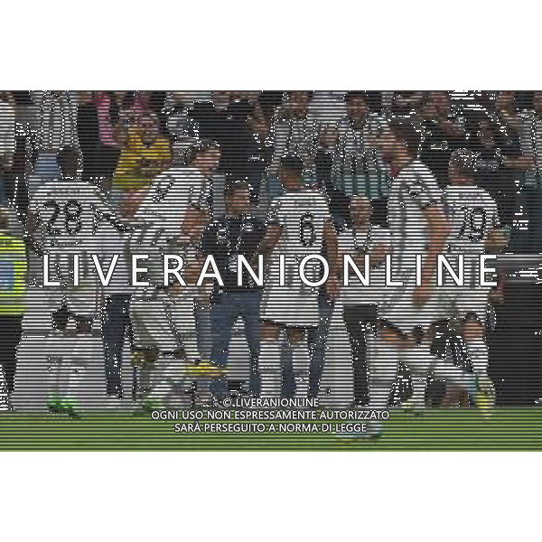 Torino 15.08.2022 Allianz Stadium ©Manuela Viganti/Agenzia Aldo Liverani Juventus vs Sassuolo Campionato Calcio Serie A TIM 2022/2023 1a giornata Nella foto: esultanza juventus dopo il gol di angel di maria ©Viganti/AGENZIA ALDO LIVERANI SAS