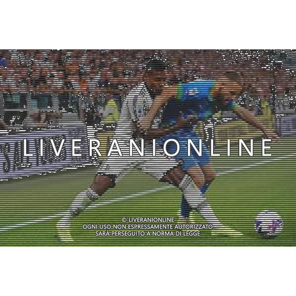 Torino 15.08.2022 Allianz Stadium ©Manuela Viganti/Agenzia Aldo Liverani Juventus vs Sassuolo Campionato Calcio Serie A TIM 2022/2023 1a giornata Nella foto: alex sandro e davide frattesi ©Viganti/AGENZIA ALDO LIVERANI SAS