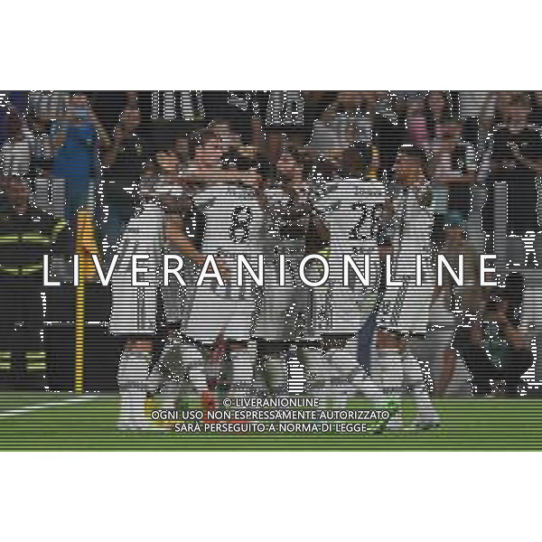 Torino 15.08.2022 Allianz Stadium ©Manuela Viganti/Agenzia Aldo Liverani Juventus vs Sassuolo Campionato Calcio Serie A TIM 2022/2023 1a giornata Nella foto: esultanza juventus dopo il gol di dusan vlahovic ©Viganti/AGENZIA ALDO LIVERANI SAS