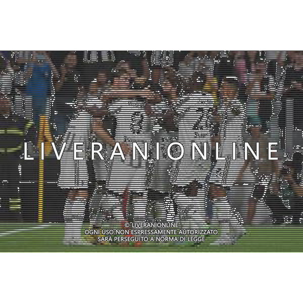 Torino 15.08.2022 Allianz Stadium ©Manuela Viganti/Agenzia Aldo Liverani Juventus vs Sassuolo Campionato Calcio Serie A TIM 2022/2023 1a giornata Nella foto: esultanza juventus dopo il gol di dusan vlahovic ©Viganti/AGENZIA ALDO LIVERANI SAS