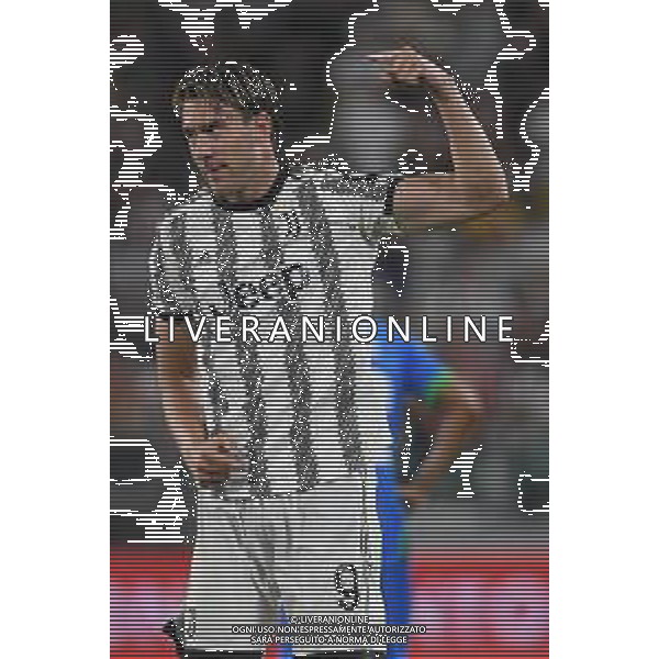 Torino 15.08.2022 Allianz Stadium ©Manuela Viganti/Agenzia Aldo Liverani Juventus vs Sassuolo Campionato Calcio Serie A TIM 2022/2023 1a giornata Nella foto: esultanza dopo il gol di dusan vlahovic ©Viganti/AGENZIA ALDO LIVERANI SAS