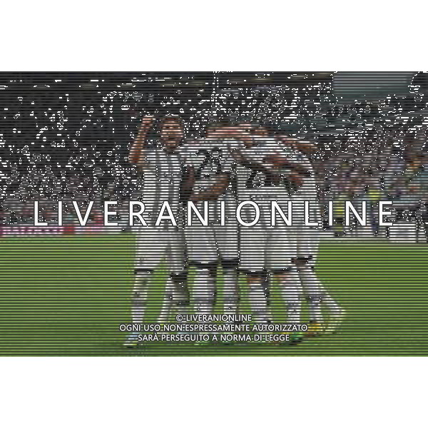 Torino 15.08.2022 Allianz Stadium ©Manuela Viganti/Agenzia Aldo Liverani Juventus vs Sassuolo Campionato Calcio Serie A TIM 2022/2023 1a giornata Nella foto: esultanza juventus dopo il gol di dusan vlahovic ©Viganti/AGENZIA ALDO LIVERANI SAS