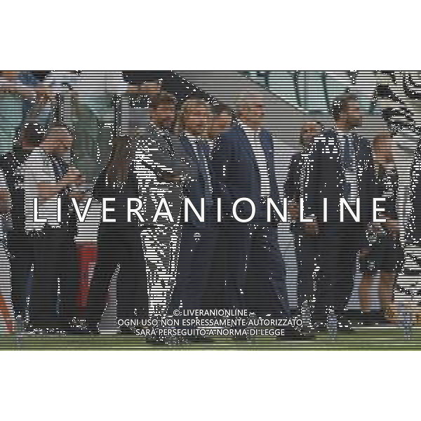 Torino 15.08.2022 Allianz Stadium ©Manuela Viganti/Agenzia Aldo Liverani Juventus vs Sassuolo Campionato Calcio Serie A TIM 2022/2023 1a giornata Nella foto: andrea agnelli, pavel nedved e maurizio arrivabene ©Viganti/AGENZIA ALDO LIVERANI SAS