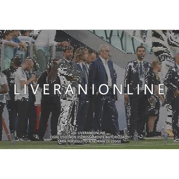 Torino 15.08.2022 Allianz Stadium ©Manuela Viganti/Agenzia Aldo Liverani Juventus vs Sassuolo Campionato Calcio Serie A TIM 2022/2023 1a giornata Nella foto: andrea agnelli, pavel nedved e maurizio arrivabene ©Viganti/AGENZIA ALDO LIVERANI SAS