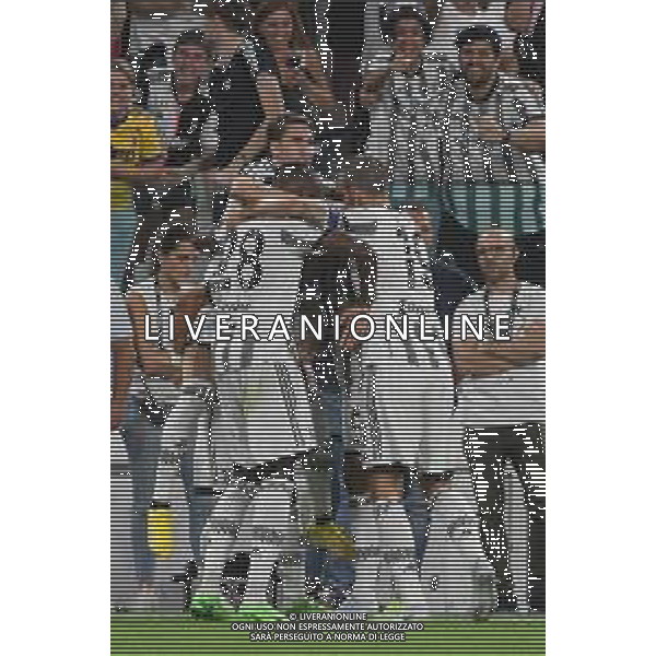 Torino 15.08.2022 Allianz Stadium ©Manuela Viganti/Agenzia Aldo Liverani Juventus vs Sassuolo Campionato Calcio Serie A TIM 2022/2023 1a giornata Nella foto: esultanza juventus dopo il gol di angel di maria ©Viganti/AGENZIA ALDO LIVERANI SAS