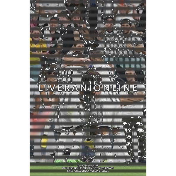 Torino 15.08.2022 Allianz Stadium ©Manuela Viganti/Agenzia Aldo Liverani Juventus vs Sassuolo Campionato Calcio Serie A TIM 2022/2023 1a giornata Nella foto: esultanza juventus dopo il gol di angel di maria ©Viganti/AGENZIA ALDO LIVERANI SAS