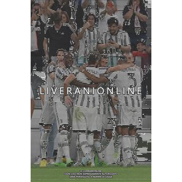 Torino 15.08.2022 Allianz Stadium ©Manuela Viganti/Agenzia Aldo Liverani Juventus vs Sassuolo Campionato Calcio Serie A TIM 2022/2023 1a giornata Nella foto: esultanza juventus dopo il gol di angel di maria ©Viganti/AGENZIA ALDO LIVERANI SAS