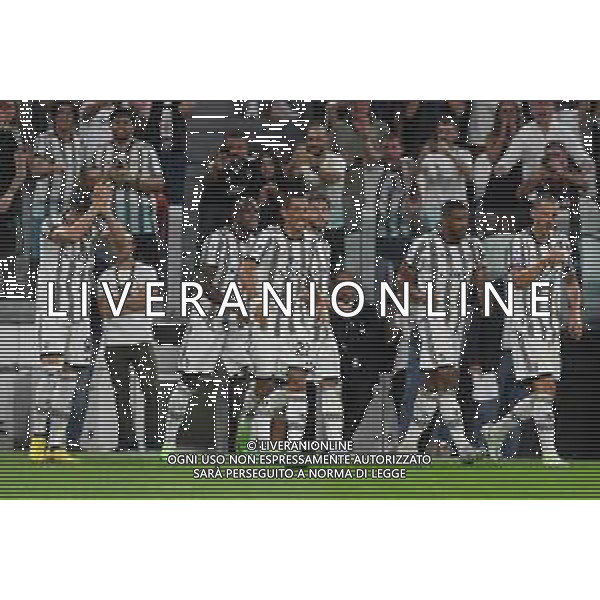 Torino 15.08.2022 Allianz Stadium ©Manuela Viganti/Agenzia Aldo Liverani Juventus vs Sassuolo Campionato Calcio Serie A TIM 2022/2023 1a giornata Nella foto: esultanza juventus dopo il gol di angel di maria ©Viganti/AGENZIA ALDO LIVERANI SAS
