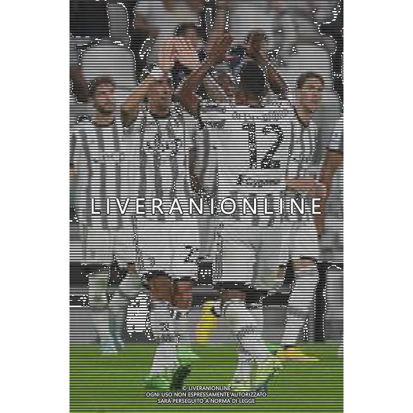 Torino 15.08.2022 Allianz Stadium ©Manuela Viganti/Agenzia Aldo Liverani Juventus vs Sassuolo Campionato Calcio Serie A TIM 2022/2023 1a giornata Nella foto: esultanza angel di maria e alex sandro ©Viganti/AGENZIA ALDO LIVERANI SAS