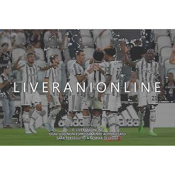 Torino 15.08.2022 Allianz Stadium ©Manuela Viganti/Agenzia Aldo Liverani Juventus vs Sassuolo Campionato Calcio Serie A TIM 2022/2023 1a giornata Nella foto: esultanza juventus dopo il gol di angel di maria ©Viganti/AGENZIA ALDO LIVERANI SAS