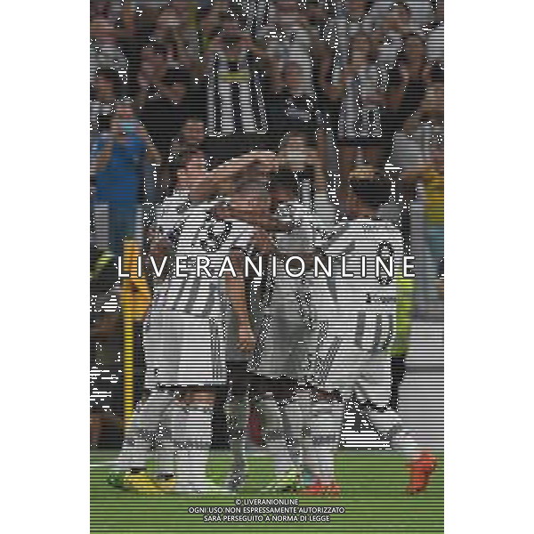 Torino 15.08.2022 Allianz Stadium ©Manuela Viganti/Agenzia Aldo Liverani Juventus vs Sassuolo Campionato Calcio Serie A TIM 2022/2023 1a giornata Nella foto: esultanza juventus dopo il gol di dusan vlahovic ©Viganti/AGENZIA ALDO LIVERANI SAS