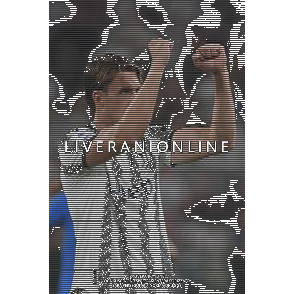 Torino 15.08.2022 Allianz Stadium ©Manuela Viganti/Agenzia Aldo Liverani Juventus vs Sassuolo Campionato Calcio Serie A TIM 2022/2023 1a giornata Nella foto: esultanza dusan vlahovic dopo il gol ©Viganti/AGENZIA ALDO LIVERANI SAS