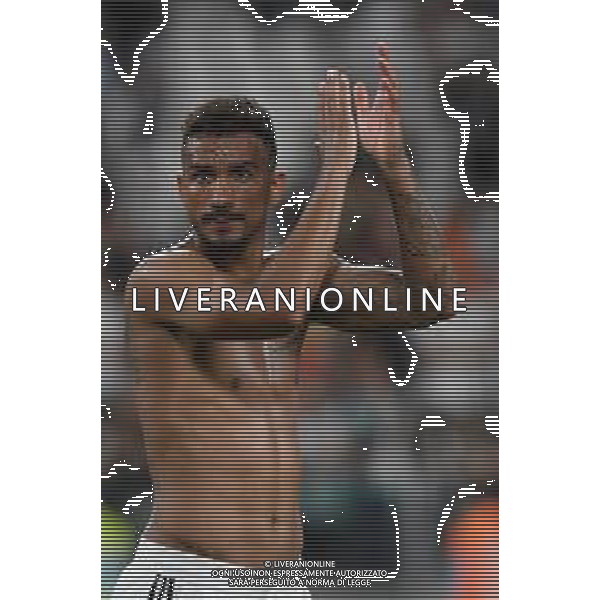 Torino 15.08.2022 Allianz Stadium ©Manuela Viganti/Agenzia Aldo Liverani Juventus vs Sassuolo Campionato Calcio Serie A TIM 2022/2023 1a giornata Nella foto: danilo a torso nudo fine gara ©Viganti/AGENZIA ALDO LIVERANI SAS