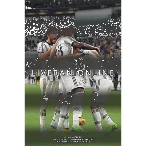 Torino 15.08.2022 Allianz Stadium ©Manuela Viganti/Agenzia Aldo Liverani Juventus vs Sassuolo Campionato Calcio Serie A TIM 2022/2023 1a giornata Nella foto: esultanza juventus dopo il gol di dusan vlahovic ©Viganti/AGENZIA ALDO LIVERANI SAS