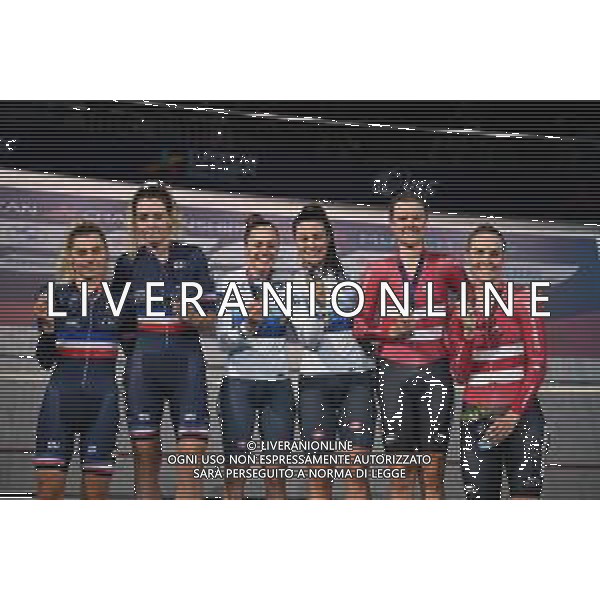16-08-2022 European Championships Elite Women Track; Giornata 06; 2022, Italia; 2022, France; 2022, Danimarca; Zanardi, Silvia; Barbieri, Rachele; Copponi, Clara; Borras, Marion; Dideriksen, Amalie; Leth, Julie; Munich - Messe; ©SIROTTI/AGENZIA ALDO LIVERANI SAS