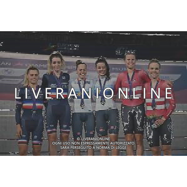 16-08-2022 European Championships Elite Women Track; Giornata 06; 2022, Italia; 2022, France; 2022, Danimarca; Zanardi, Silvia; Barbieri, Rachele; Copponi, Clara; Borras, Marion; Dideriksen, Amalie; Leth, Julie; Munich - Messe; ©SIROTTI/AGENZIA ALDO LIVERANI SAS