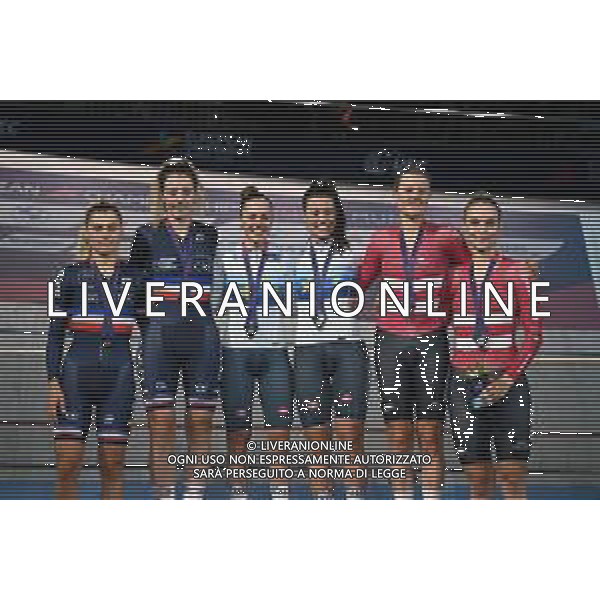 16-08-2022 European Championships Elite Women Track; Giornata 06; 2022, Italia; 2022, France; 2022, Danimarca; Zanardi, Silvia; Barbieri, Rachele; Copponi, Clara; Borras, Marion; Dideriksen, Amalie; Leth, Julie; Munich - Messe; ©SIROTTI/AGENZIA ALDO LIVERANI SAS