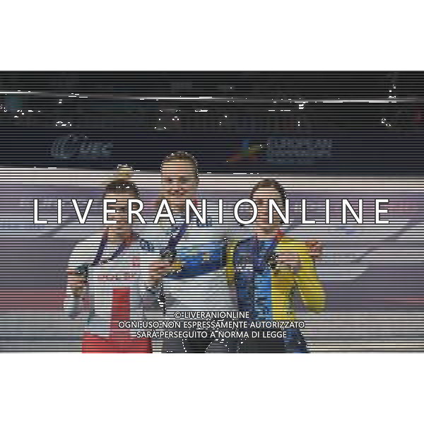 16-08-2022 European Championships Elite Women Track; Giornata 06; 2022, Germany; 2022, Polonia; 2022, Ukraina; Friedrich, Lea Sophie; Los, Urszula; Starikova, Olena; Munich - Messe; ©SIROTTI/AGENZIA ALDO LIVERANI SAS