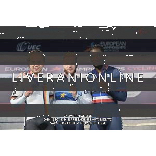 16-08-2022 European Championships Elite Track; Giornata 06; 2022, France; 2022, Germany; Vigier, Sebastien; Dornbach, Maximilian; Landerneau, Melvin; Munich - Messe; ©SIROTTI/AGENZIA ALDO LIVERANI SAS