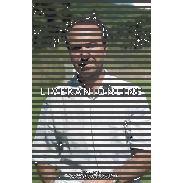 2000-2001 TREVISO CALCIO AMICHEVOLE ESTIVA NELLA FOTO RENZO BARCE\' PRESIDENTE TREVISO CALCIO AG ALDO LIVERANI SAS