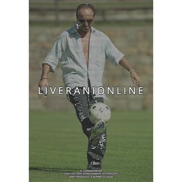 2000-2001 TREVISO CALCIO AMICHEVOLE ESTIVA NELLA FOTO RENZO BARCE\' PRESIDENTE TREVISO CALCIO AG ALDO LIVERANI SAS