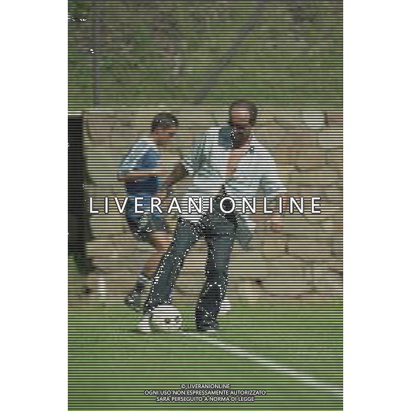 2000-2001 TREVISO CALCIO AMICHEVOLE ESTIVA NELLA FOTO RENZO BARCE\' PRESIDENTE TREVISO CALCIO AG ALDO LIVERANI SAS
