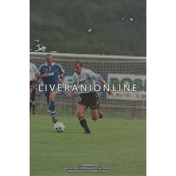 2000-2001 TREVISO CALCIO AMICHEVOLE ESTIVA NELLA FOTO TOMMASO ROCCHI AG ALDO LIVERANI SAS